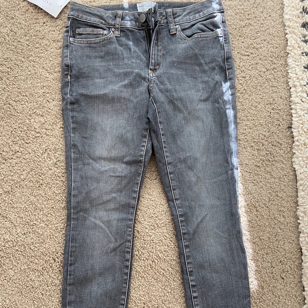 Daily ritual gray skinny jeans size 4